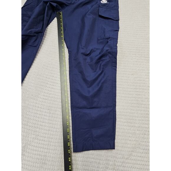 Nike Pants Mens Large Club Cargo Pants Utility Active Blue - Picture 2 of 8